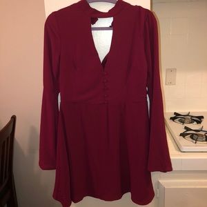 Socialite Harper Bell Sleeve Dress Size L